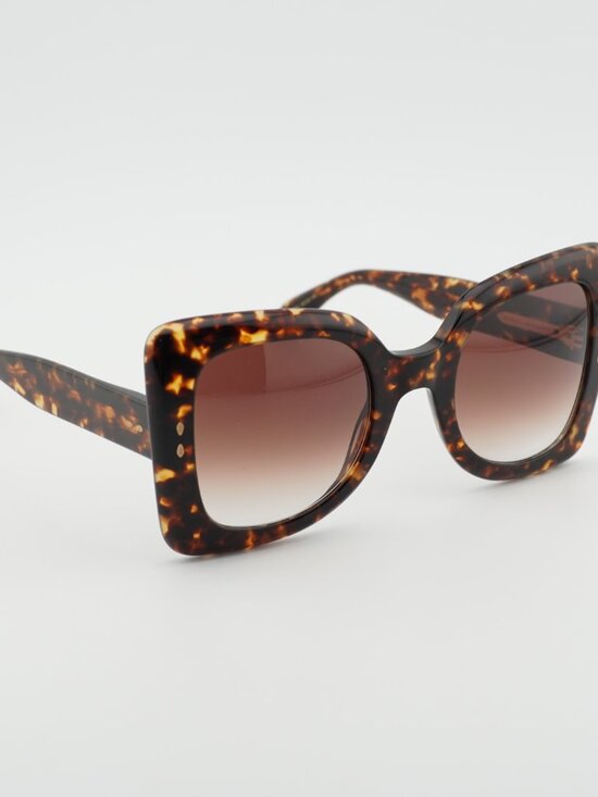 Isabel Marant IM 0120/S 0086 HA Sunglasses Havana Square Frame, Brown Lenses